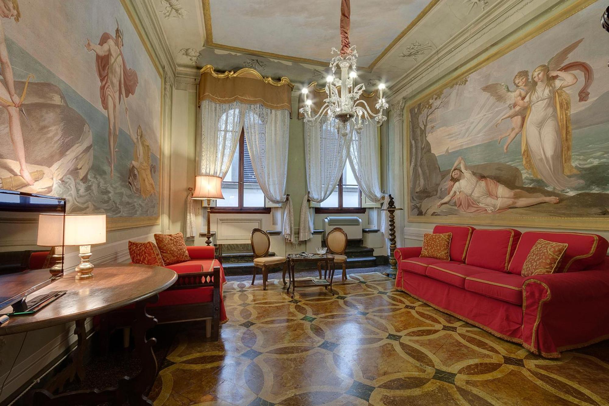 Ferienwohnung Palazzo Bucciolini Florenz Zimmer foto