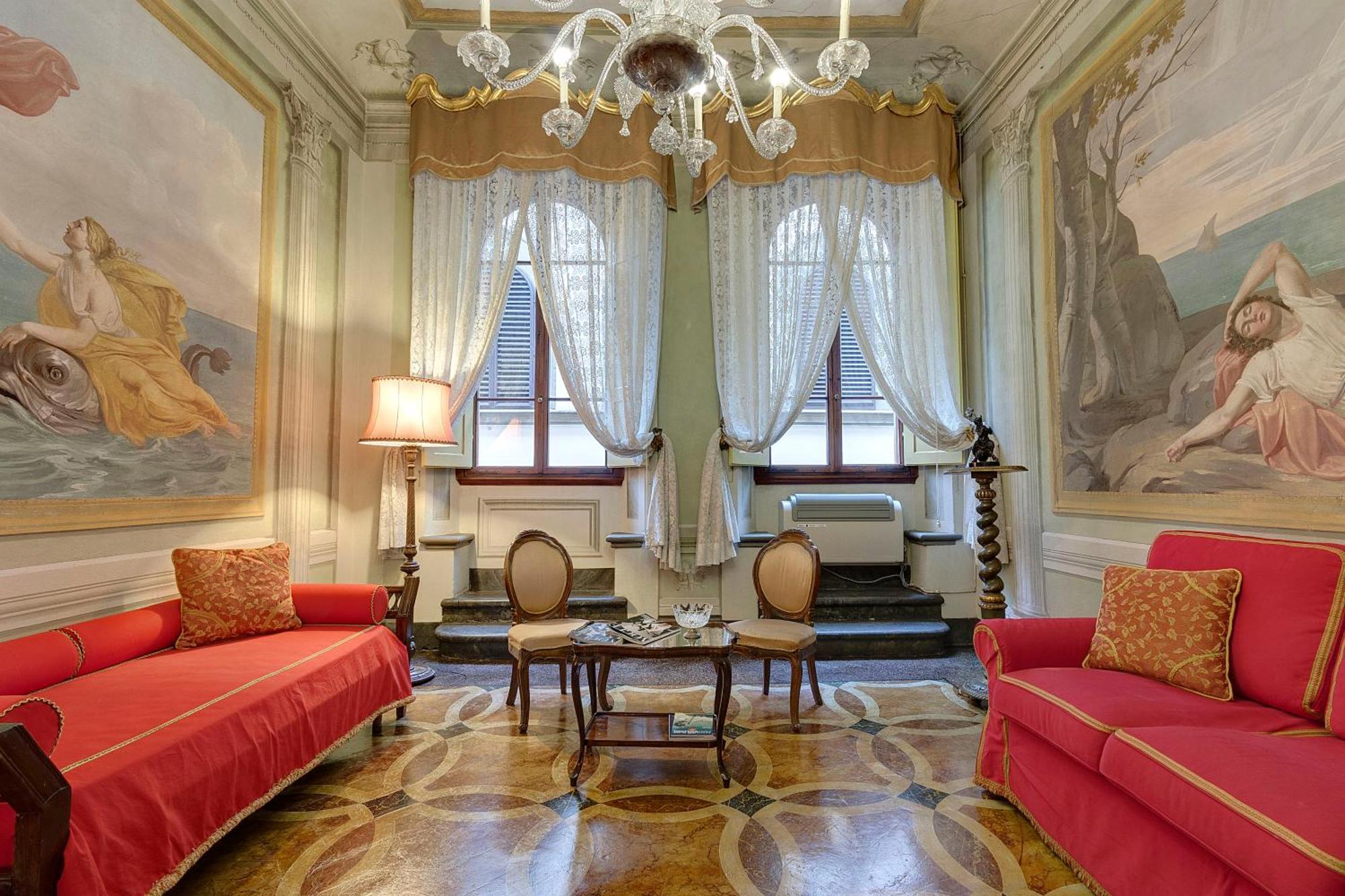 Ferienwohnung Palazzo Bucciolini Florenz Zimmer foto