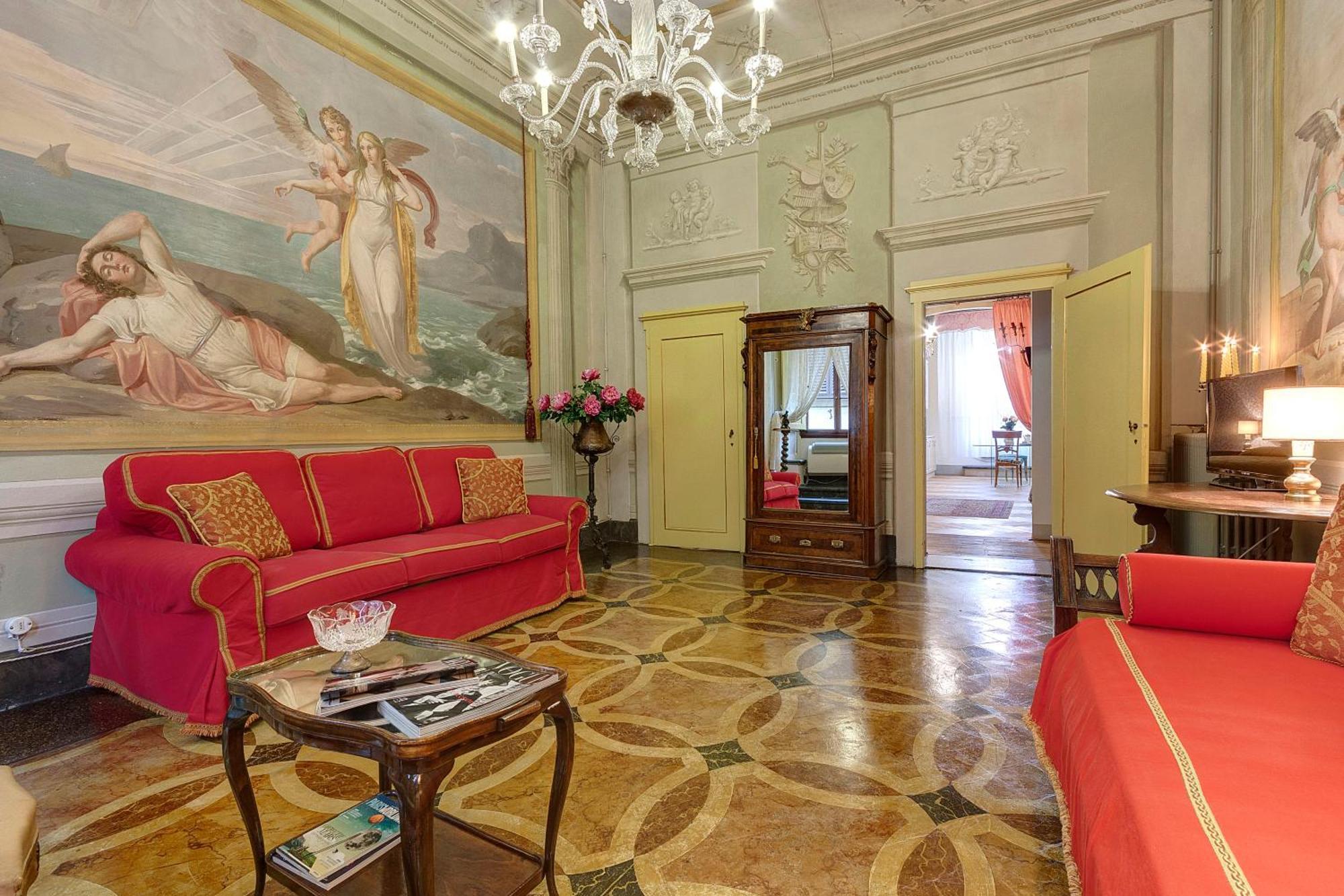 Ferienwohnung Palazzo Bucciolini Florenz Zimmer foto